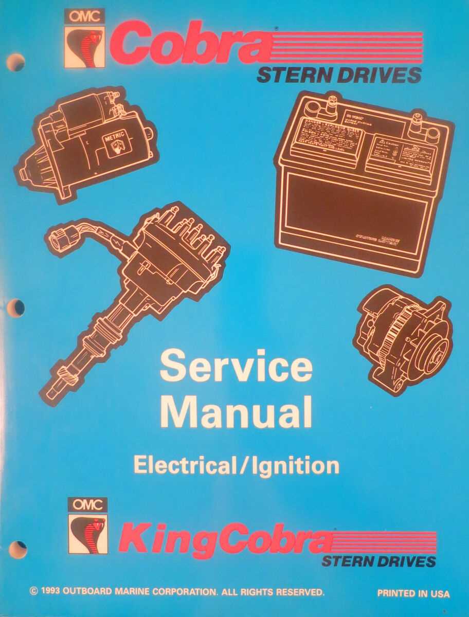 omc cobra outdrive repair manual