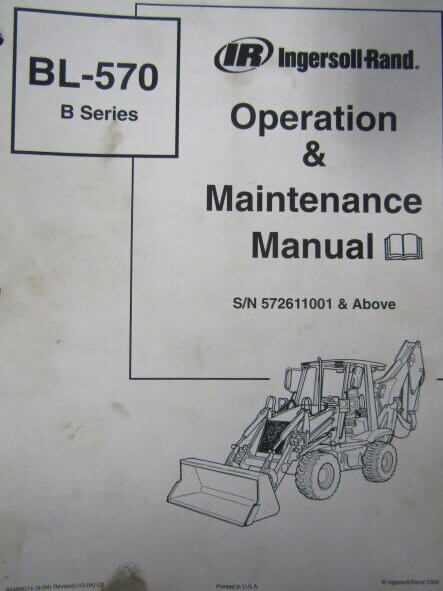 ingersoll rand repair manual