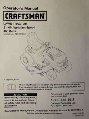 craftsman lawn tractor repair manual