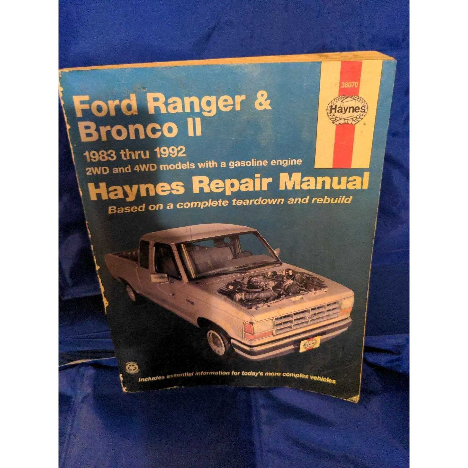 92 ford ranger repair manual