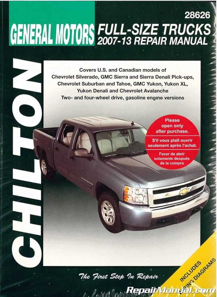 2004 chevy avalanche repair manual