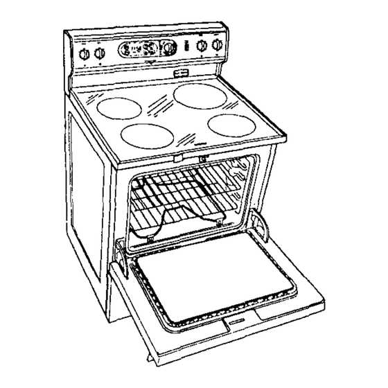 kenmore electric stove repair manual