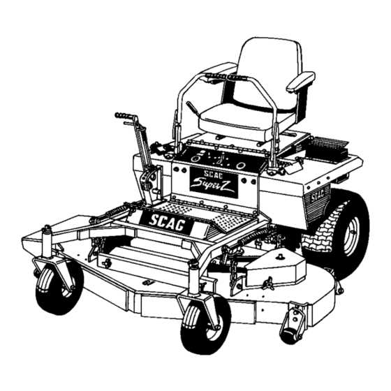 scag tiger cub repair manual