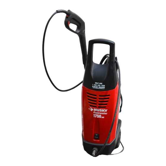 husky pressure washer repair manual