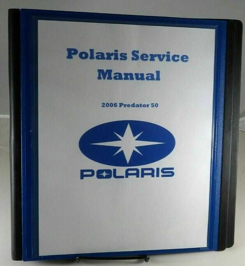 polaris predator 50 repair manual