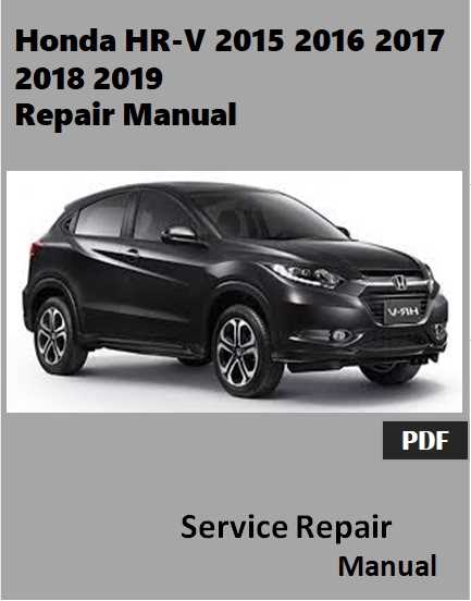 honda hr v repair manual