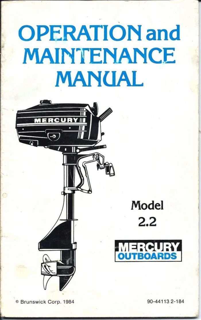 free mercury outboard motor repair manuals