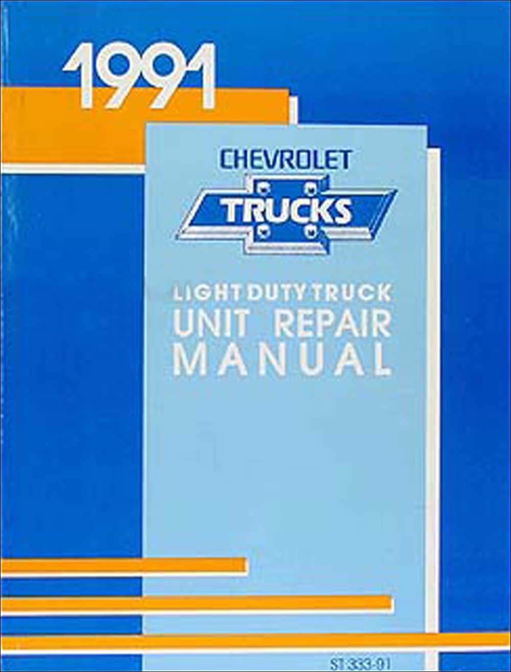 free repair manual for chevy s10