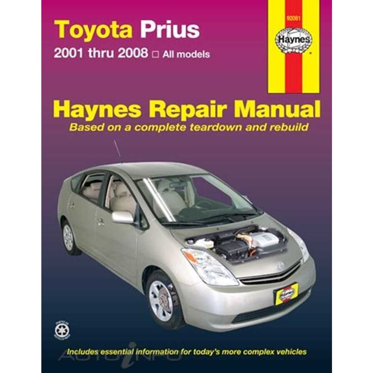 2012 toyota prius c repair manual