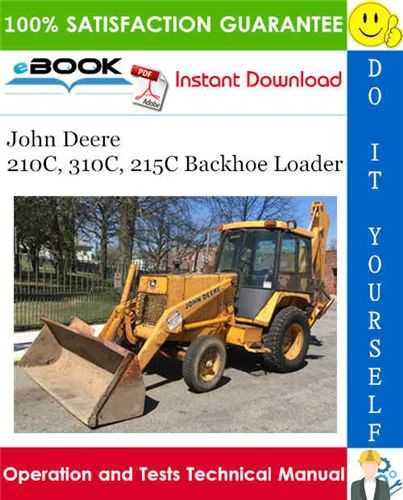 john deere 210c repair manual