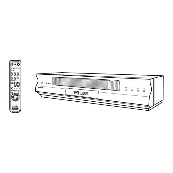 sony vcr repair manual