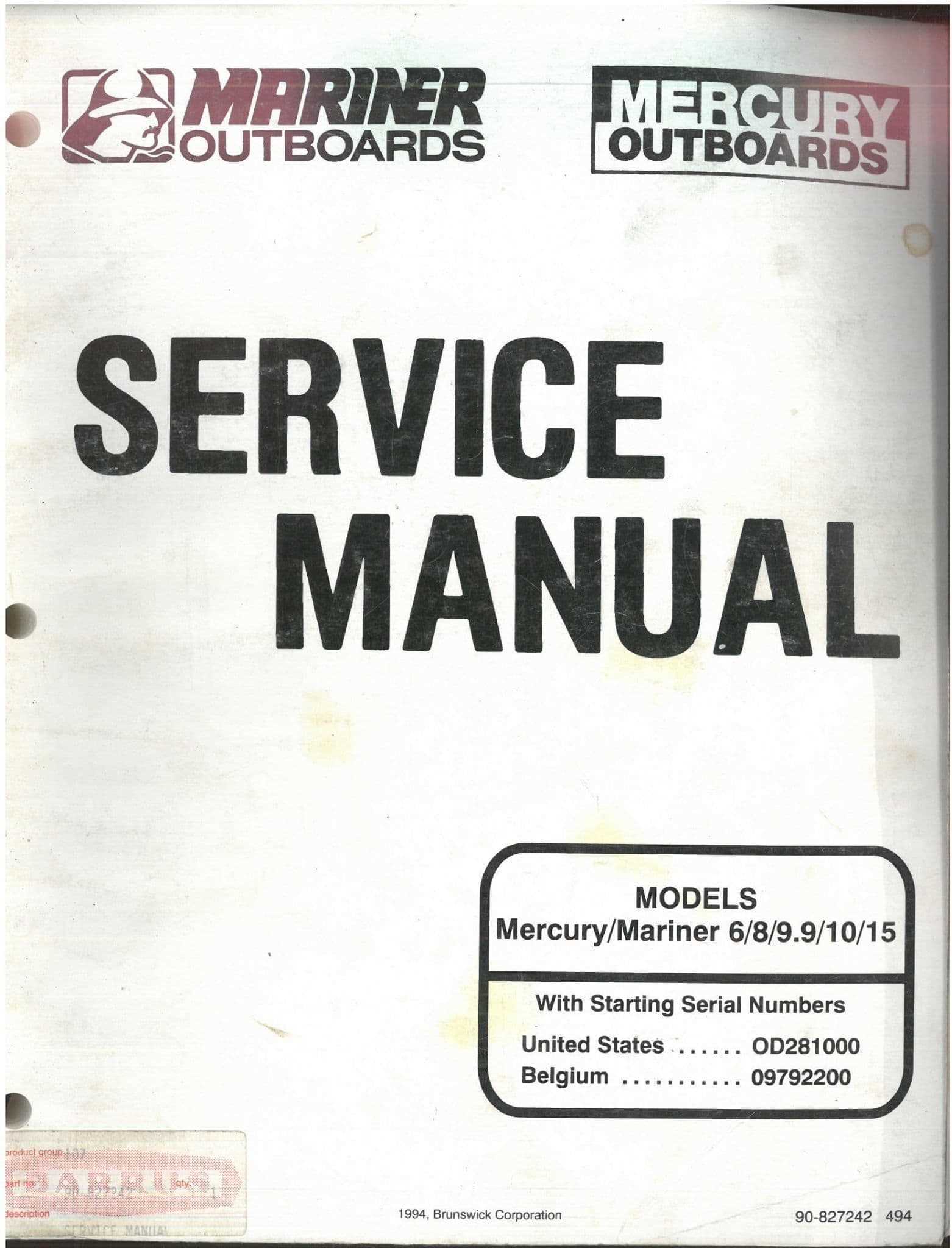 mercury 9.9 4 stroke repair manual