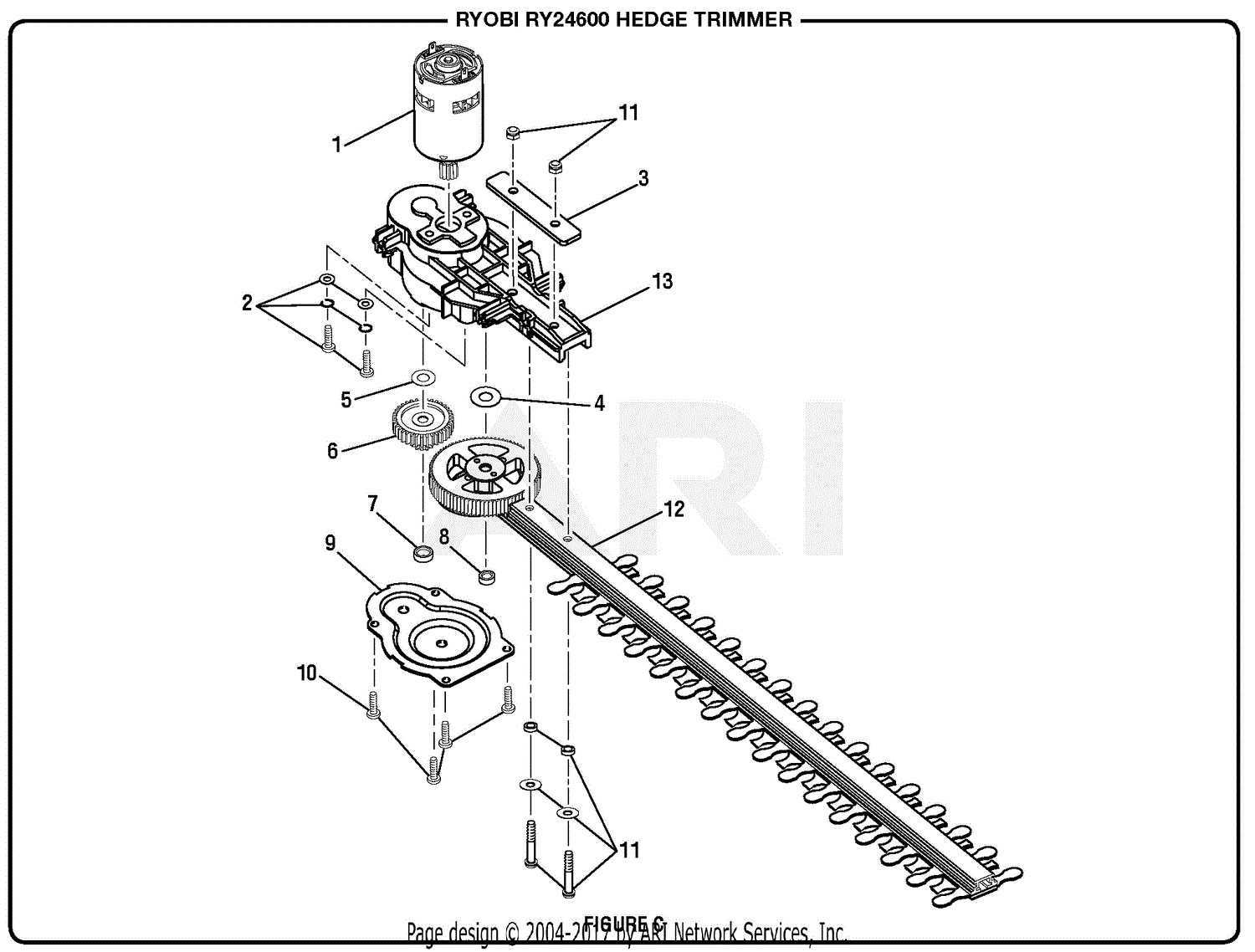 ryobi hedge trimmer repair manual