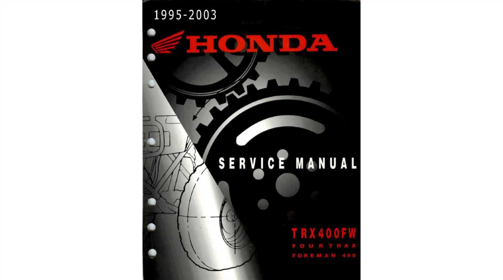 2001 honda 400ex repair manual