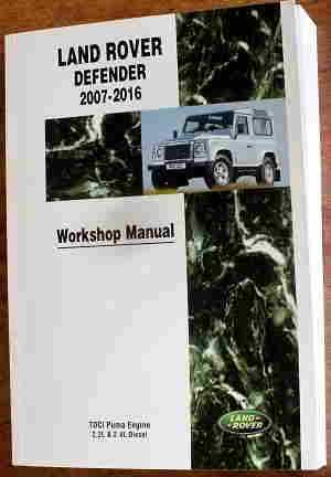 land rover defender repair manual