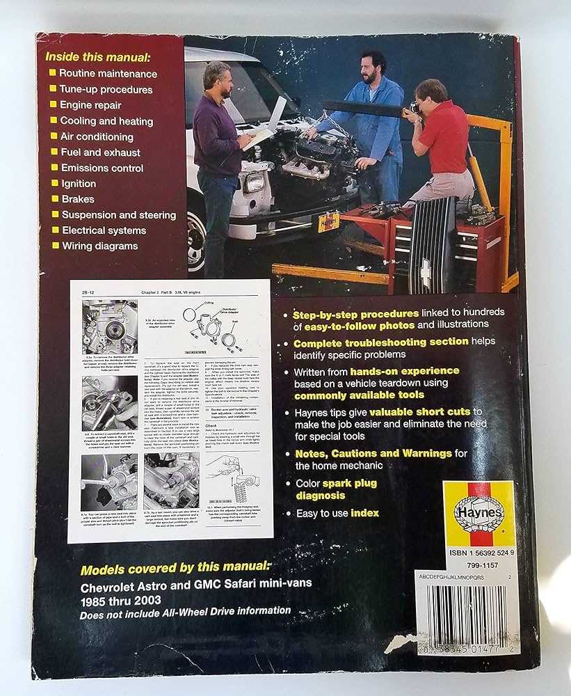 chevy astro van repair manual