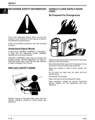 john deere lx176 repair manual