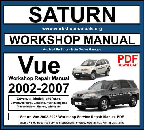 2007 saturn aura repair manual