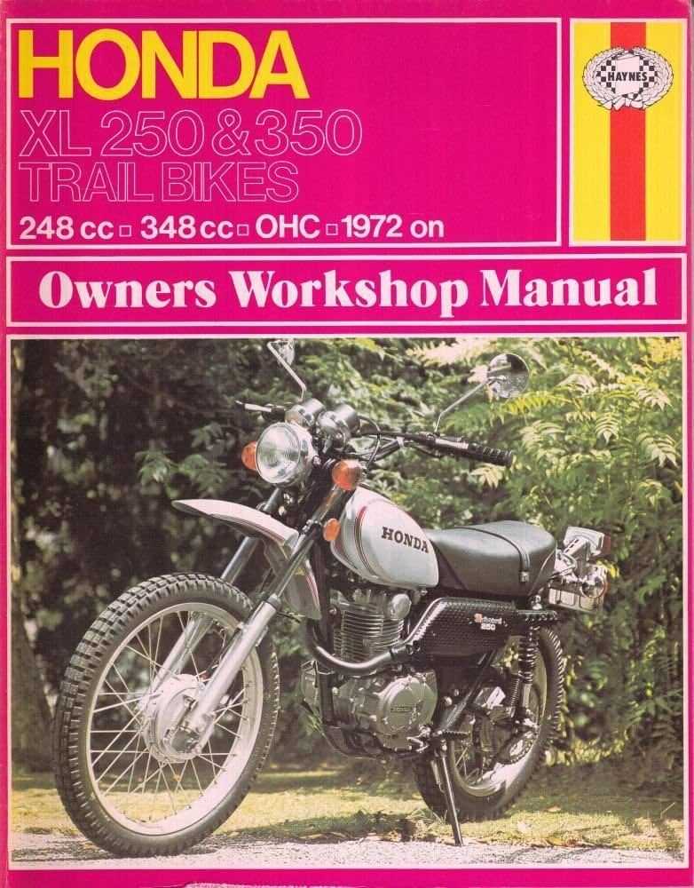 honda xl 250 repair manual