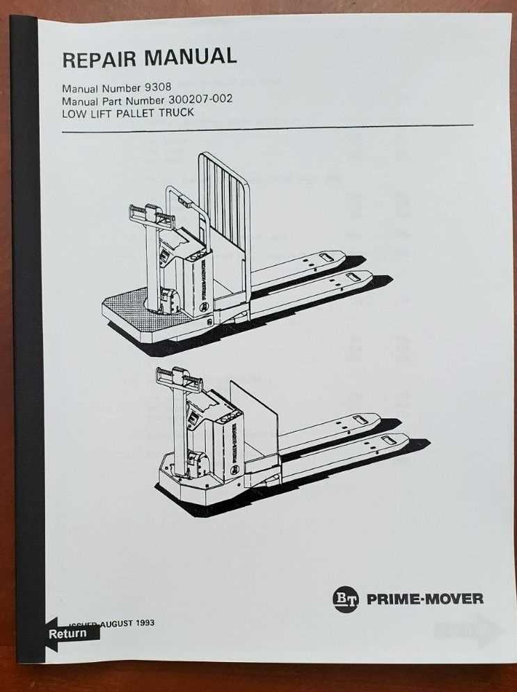 pallet truck repair manual