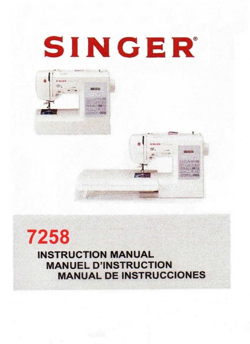 singer stylist 7258 repair manual