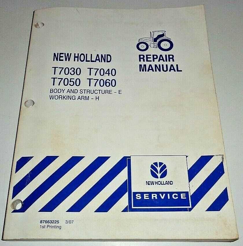 new holland tc30 repair manual