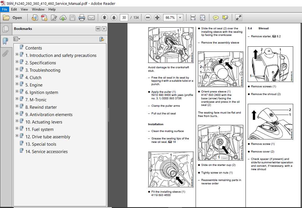 stihl fs45 repair manual