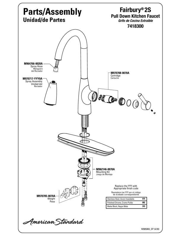 american standard kitchen faucet repair manual