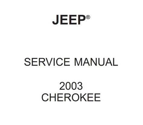 2003 jeep liberty repair manual