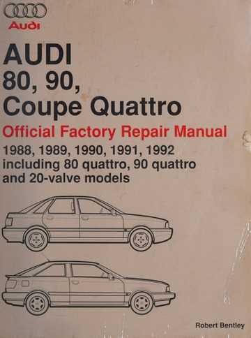 audi factory repair manual