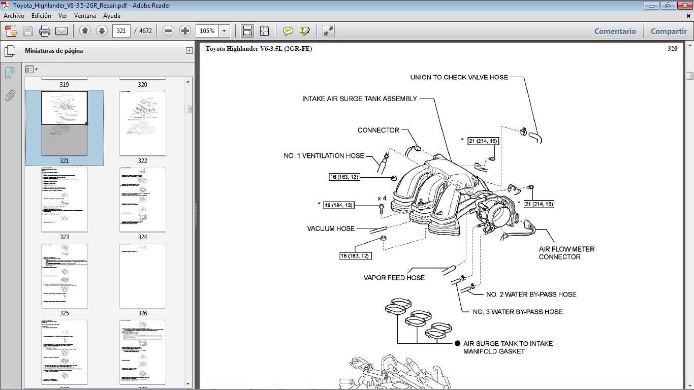 2007 toyota highlander repair manual