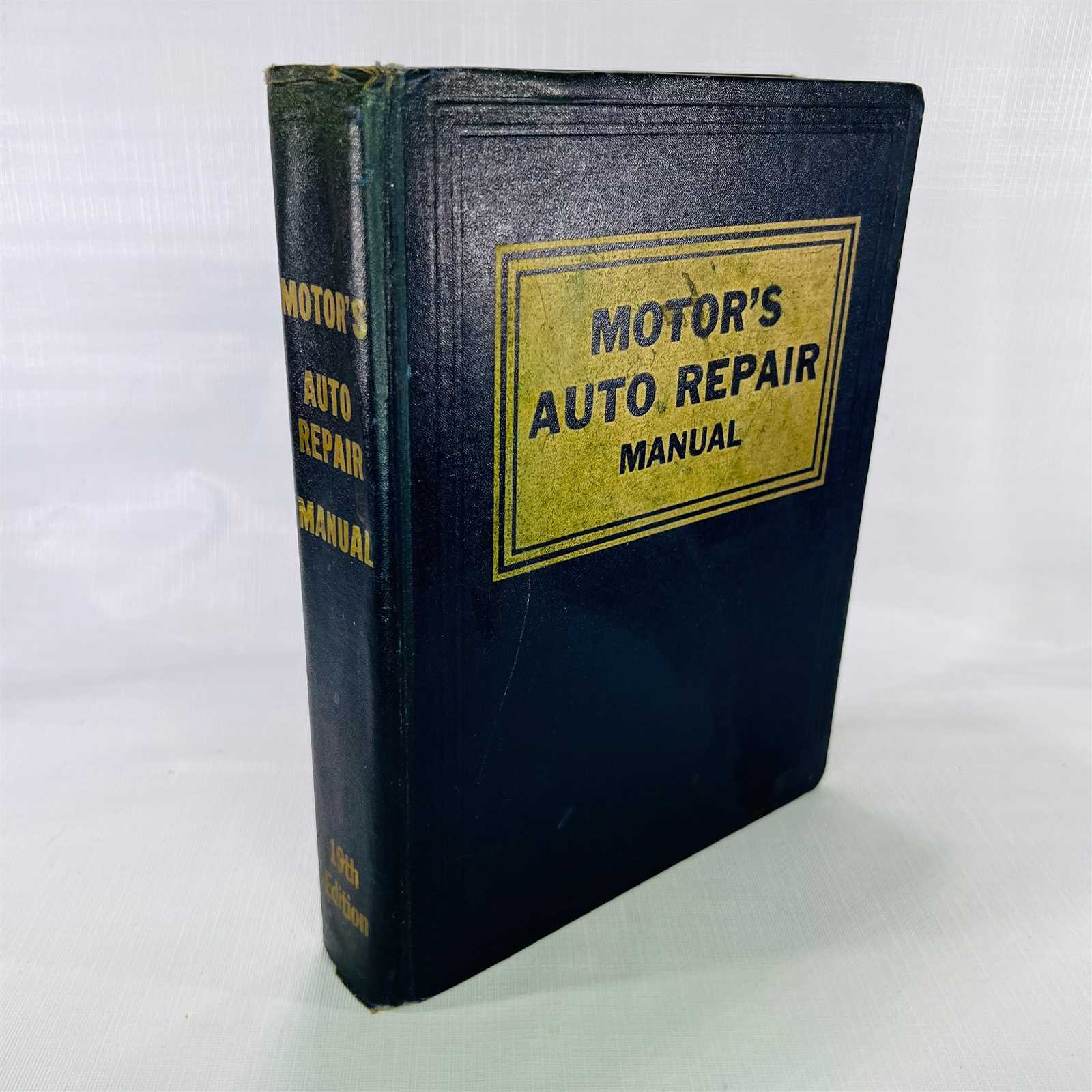 motor auto repair manual 1975