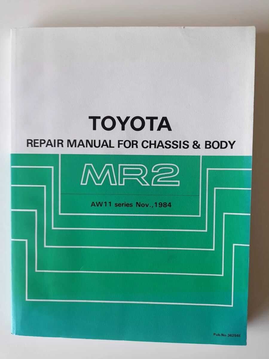 91 mr2 repair manual