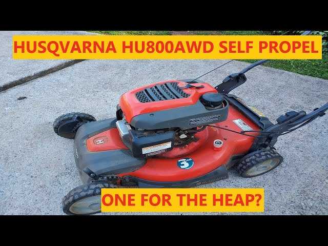 husqvarna self propelled lawn mower repair manual