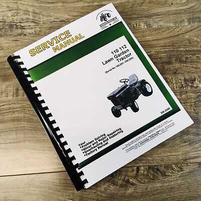 john deere 112 repair manual