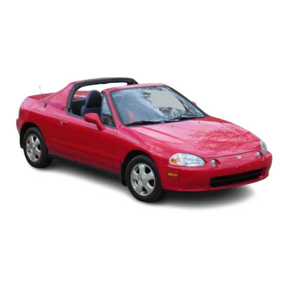 honda del sol repair manual