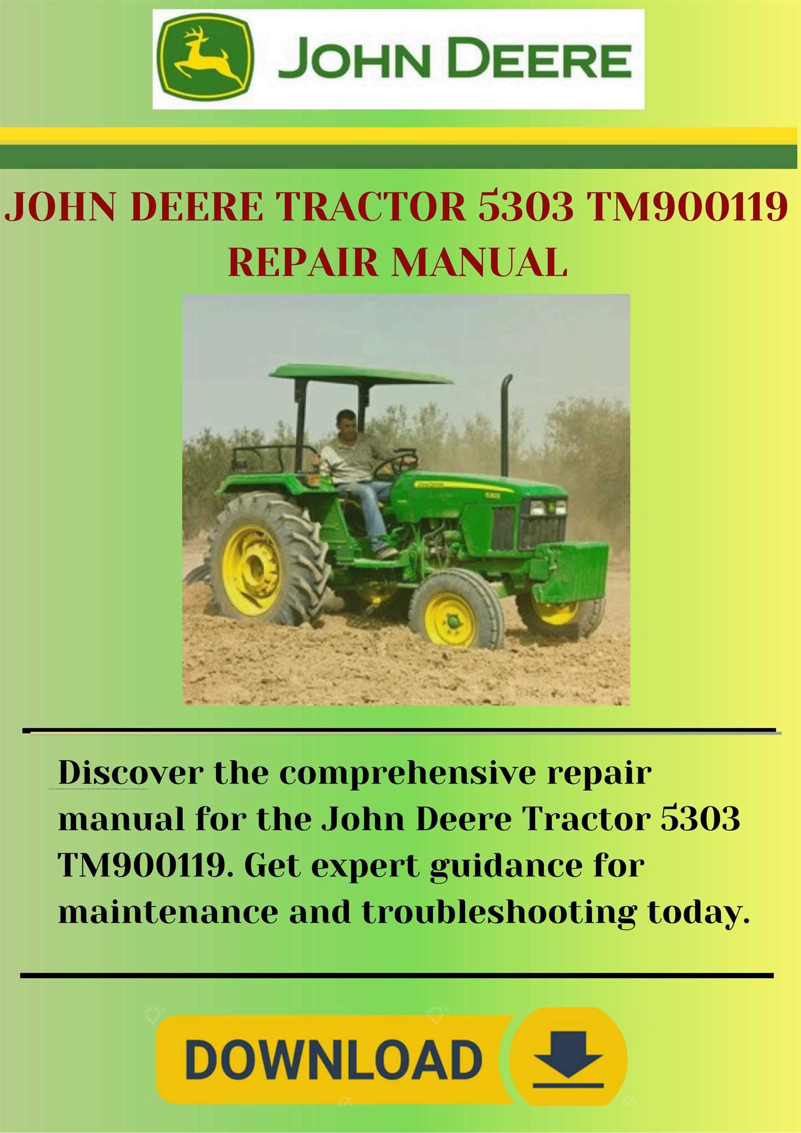 john deere 5303 repair manual