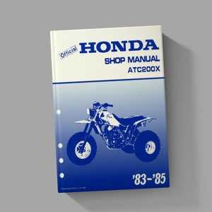 1986 honda trx200sx repair manual