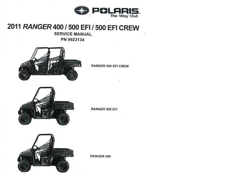 polaris ranger 500 repair manual