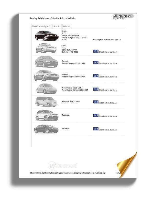 2001 vw cabrio repair manual