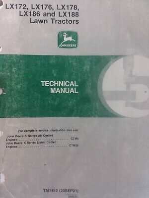 john deere lx188 repair manual