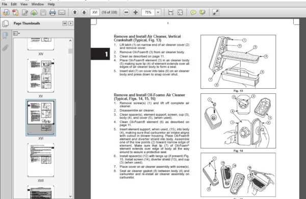 briggs and stratton single cylinder repair manual