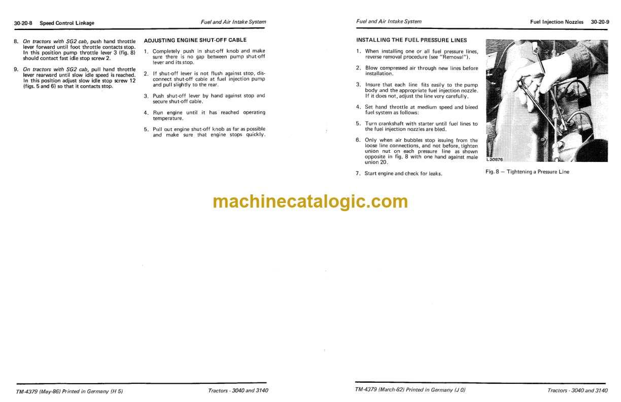 john deere 3140 repair manual