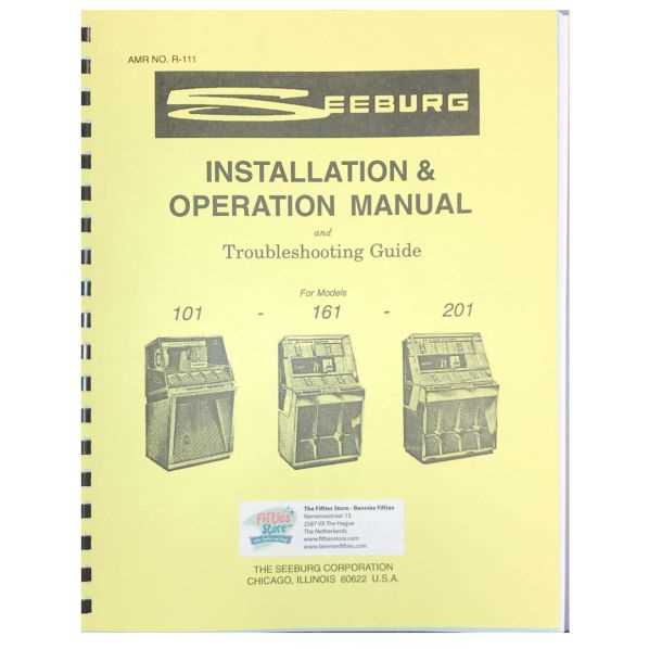 seeburg jukebox repair manual