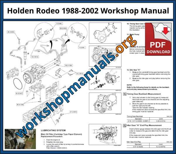 1995 isuzu rodeo repair manual