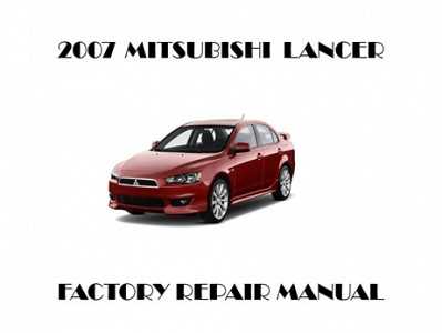 2009 mitsubishi lancer repair manual