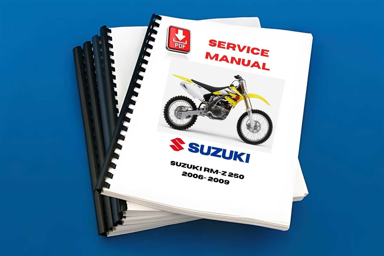 suzuki rm 250 repair manual