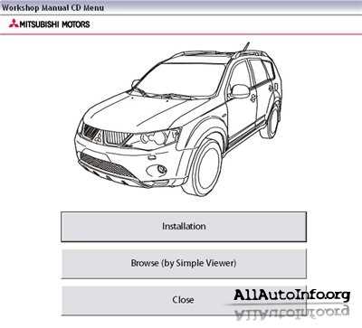 2008 mitsubishi outlander repair manual