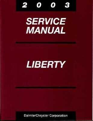 2003 jeep liberty repair manual