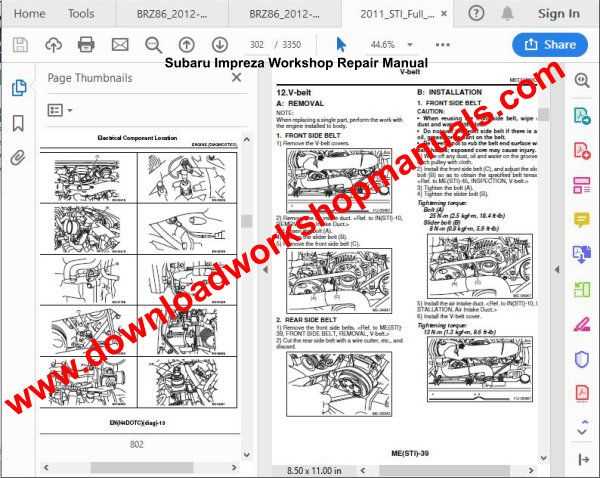 1999 subaru impreza outback sport repair manual